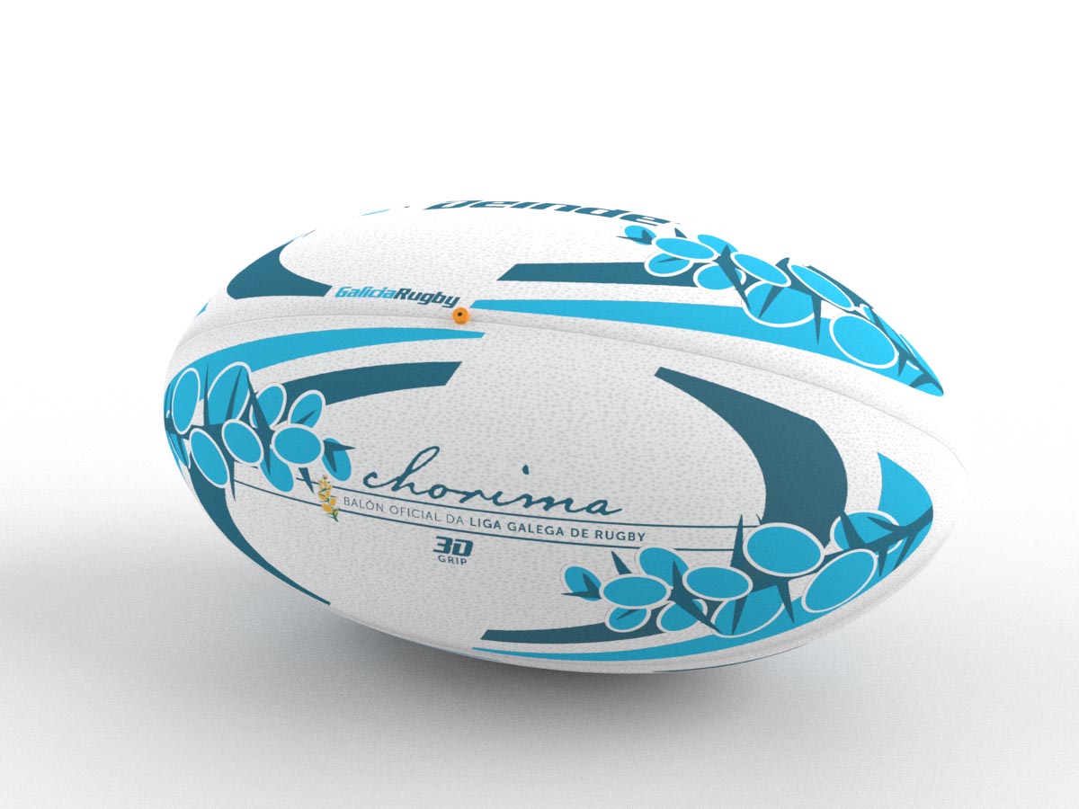 Balón Selección Gallega de Rugby