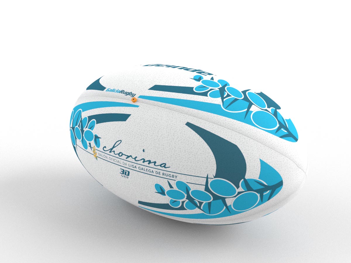 Balón Selección Gallega de Rugby