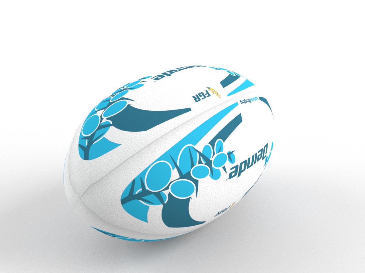 Balón Selección Gallega de Rugby