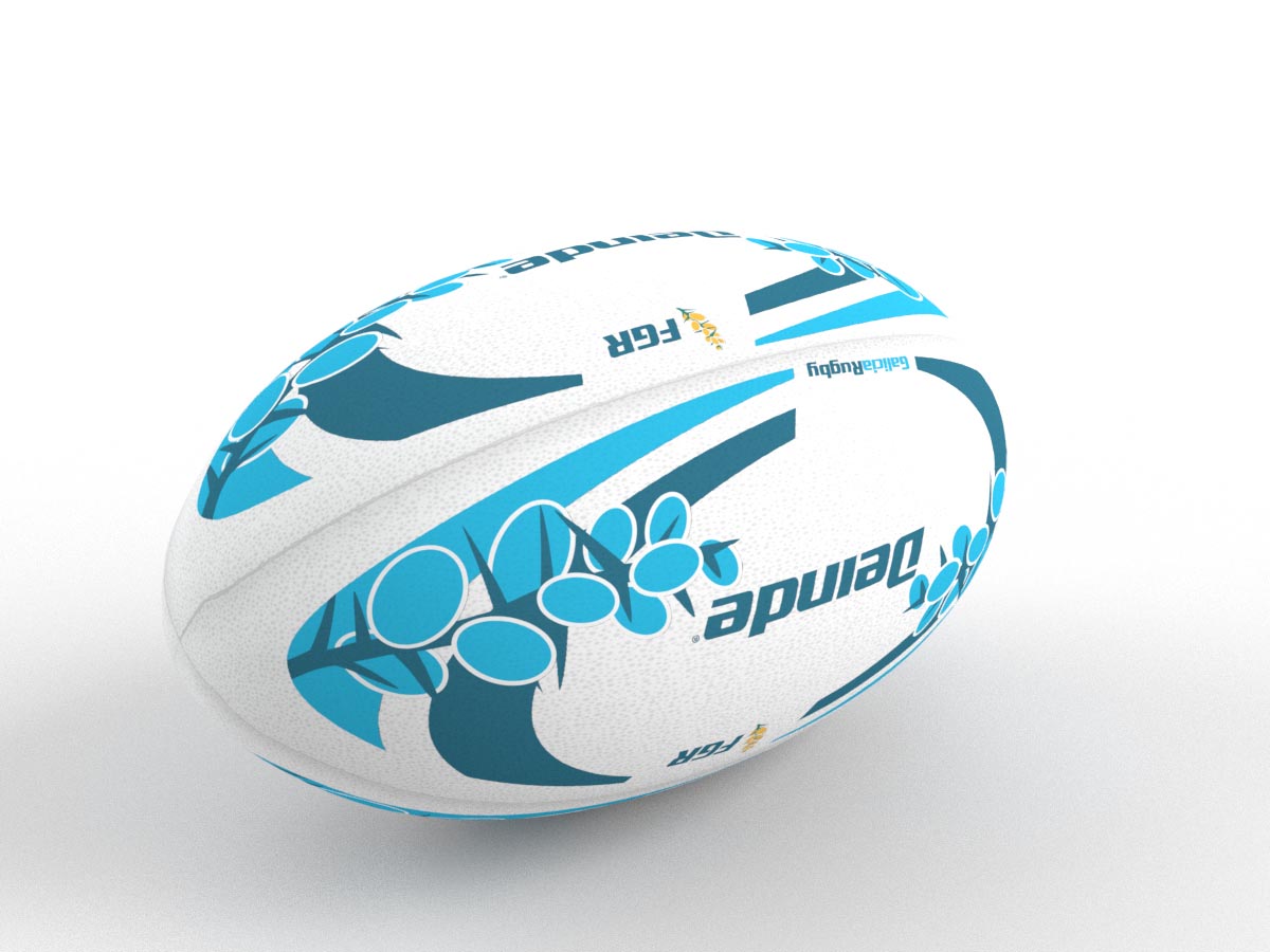 Balón Selección Gallega de Rugby