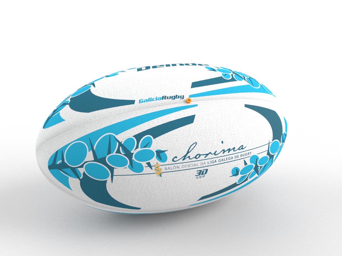 Balón Selección Gallega de Rugby