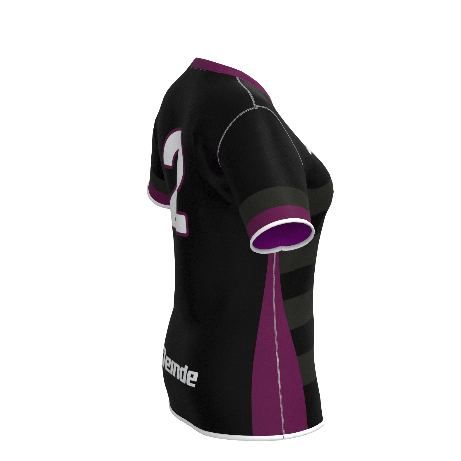 Camiseta Rugby DinD V-Neck Femenino Reversible
