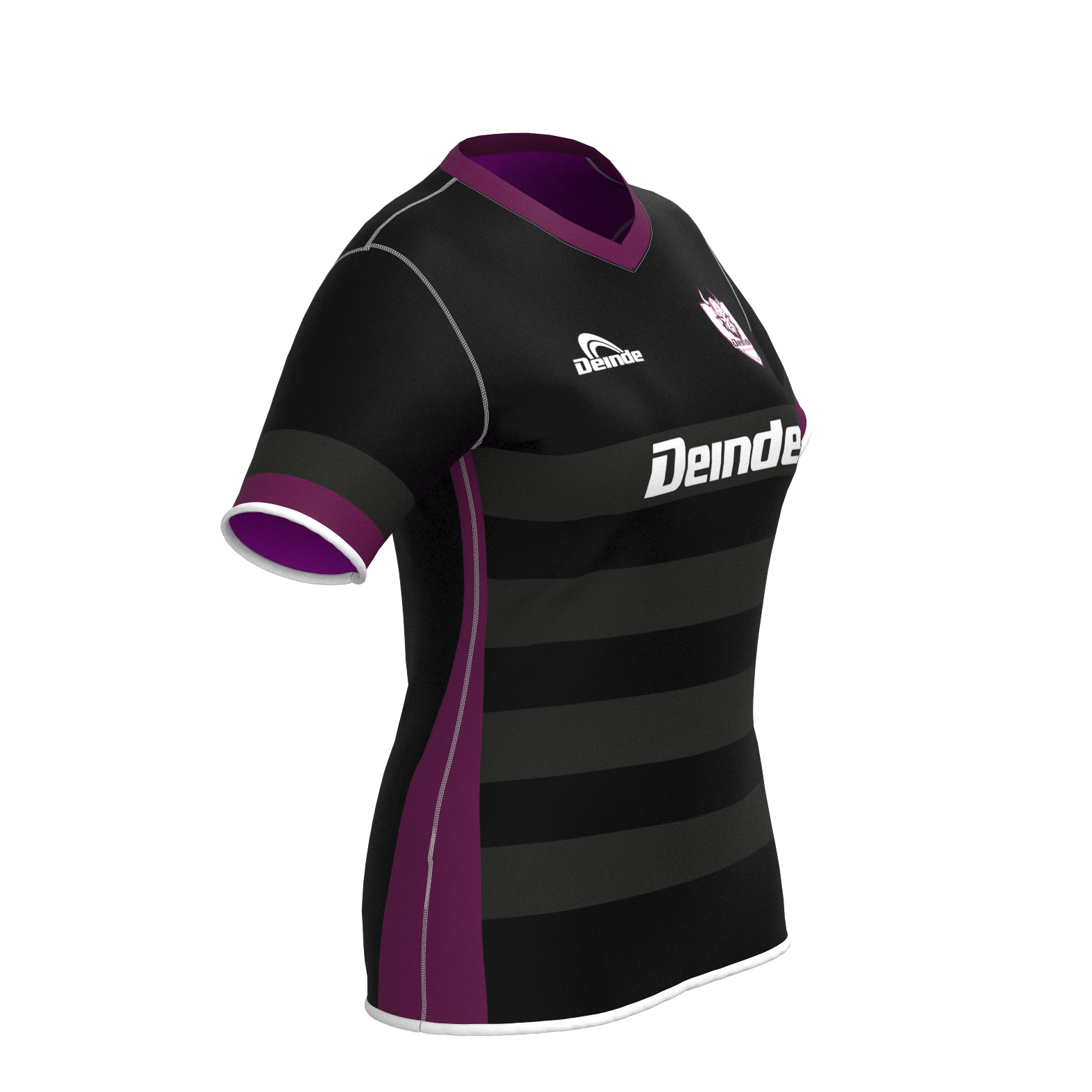 Camiseta Rugby DinD V-Neck Femenino Reversible