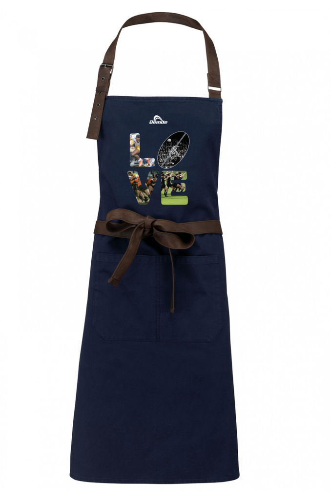 Tablier Vintage Love Rugby - Adulte