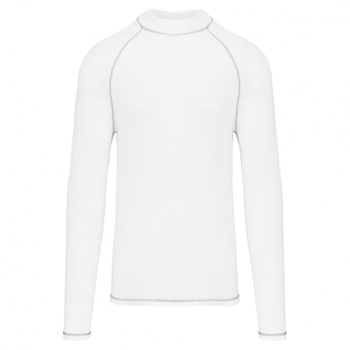 [A.1.8.GOR.BL.XS] Modèle T-Shirt Thermique Manches Longues (Blanco, XS)