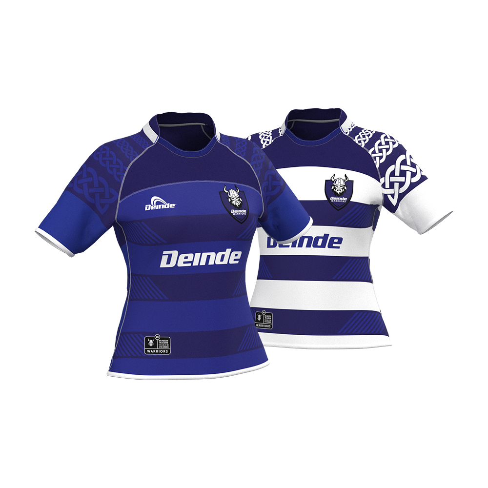 Modelo Camiseta Rugby DinD VivA Reversible Fem