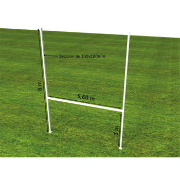 [G.5.2] Postes Rugby Aluminium