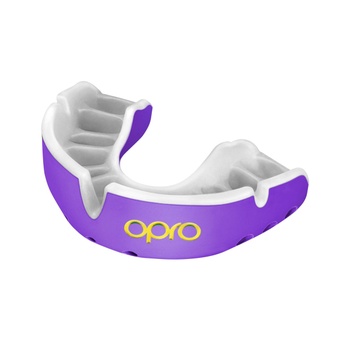 [E.3.1.GO.VI.SE] Protector Bucal Rugby OPRO Gold Level (Violeta, Sénior)