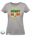 T-shirt Rugby Mom Femei 