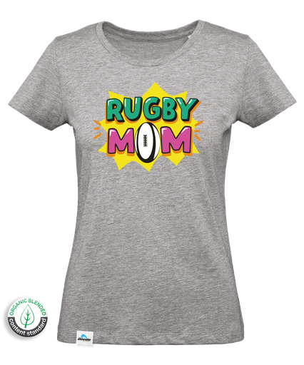 [B.7.7] T-shirt Rugby Mom Femei 